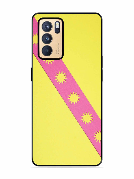 Oppo RENO 6 Pro 5G Pick Strip on Yellow Colour
