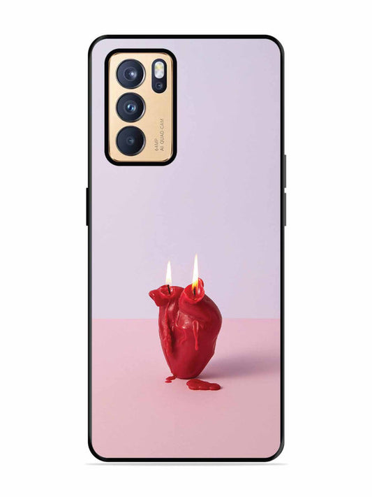 Oppo RENO 6 Pro 5G A Lighted Heart Candle