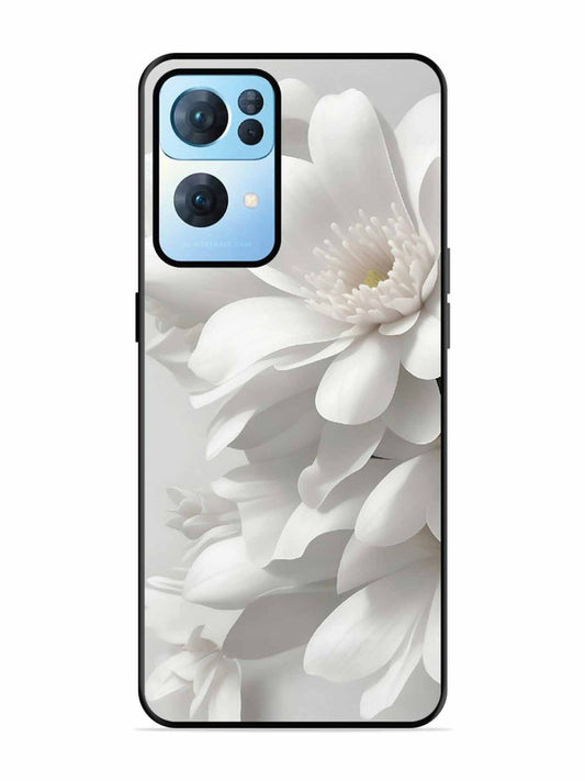 Oppo RENO 7 Pro 5G Soft Focus Purity white Flower