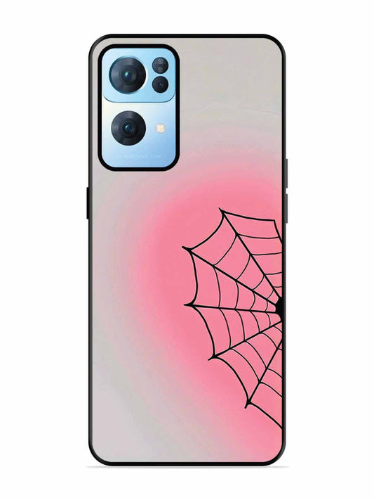 Oppo RENO 7 Pro 5G Spider Web Heart for Girl