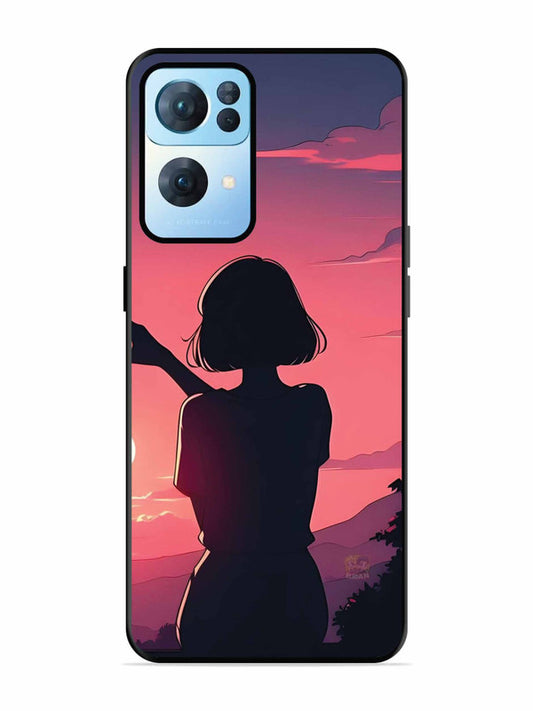 Oppo RENO 7 Pro 5G Love Heart with Hand Girl