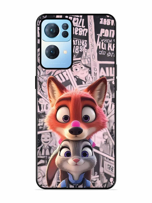 Oppo RENO 7 Pro 5G Cute Nick wilde and judy hopps 2