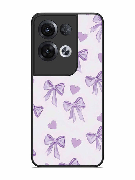 Oppo RENO 8 Pro 5G Bow Tie, Purple Hair Band