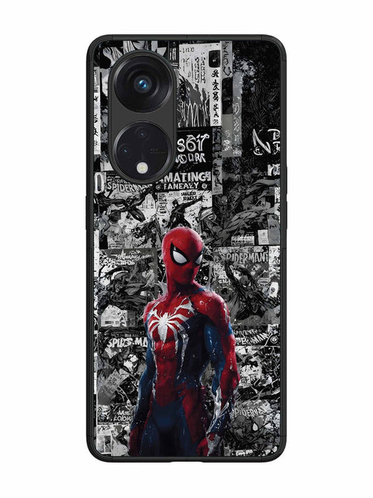 Oppo RENO 8T 5G Spiderman Highlighted on News Paper