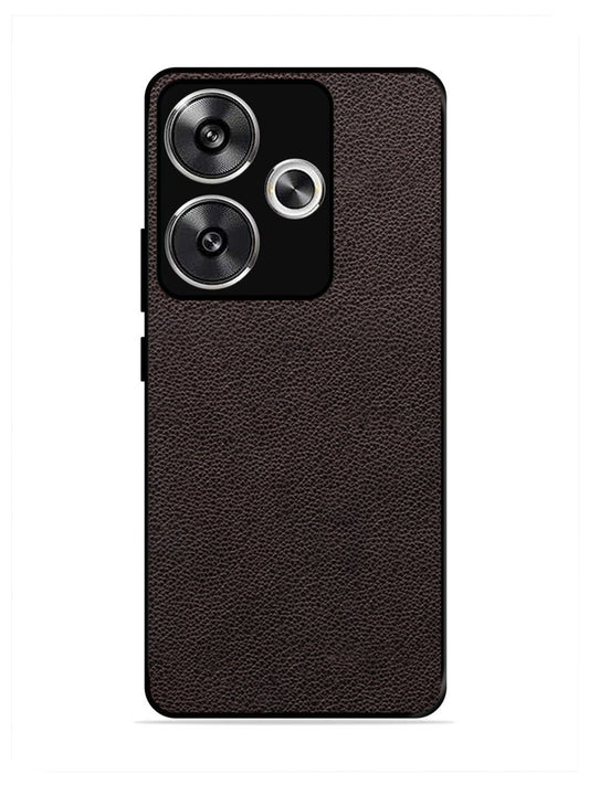 Poco F6 Print of Brown Leather Pattern