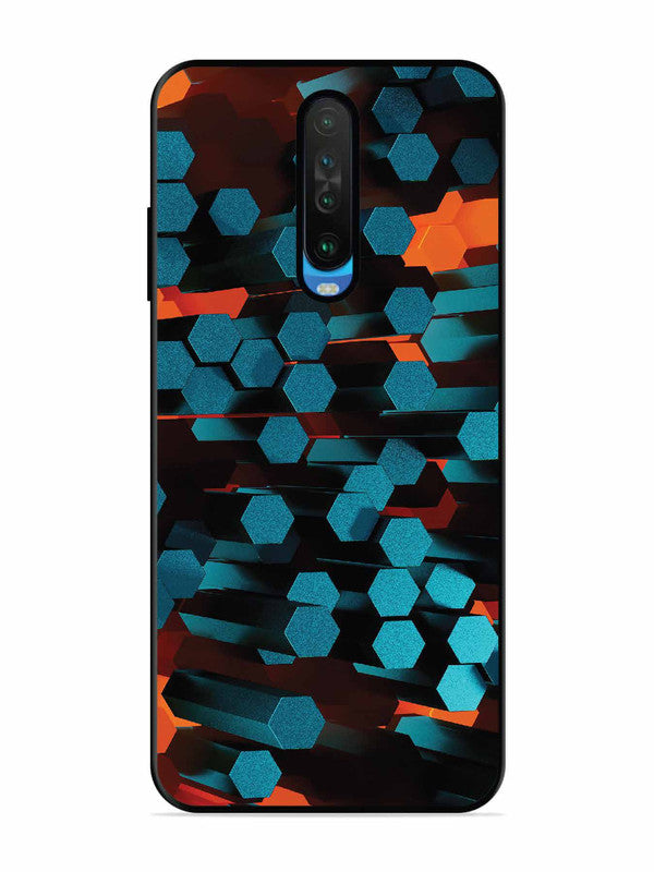 Poco X2 Hexagon 3D Abstract