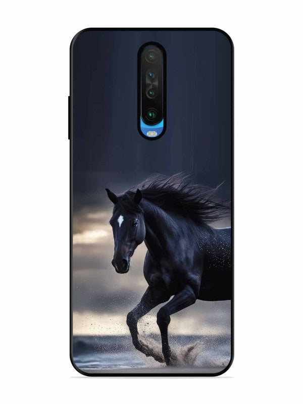 Poco X2 black-horse-animal