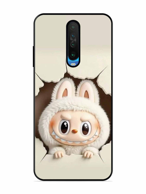 Poco X2 Labubu from Cracked Wall