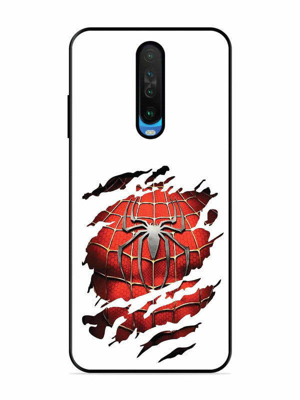 Poco X2 Spider man iconic sign