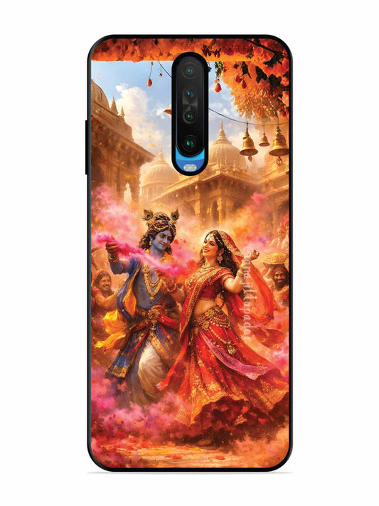 Poco X2 Radha Krishna Playing Holi