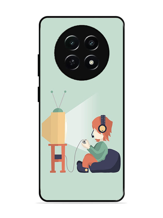 realme Narzo 70x 5G Kid Playing Game