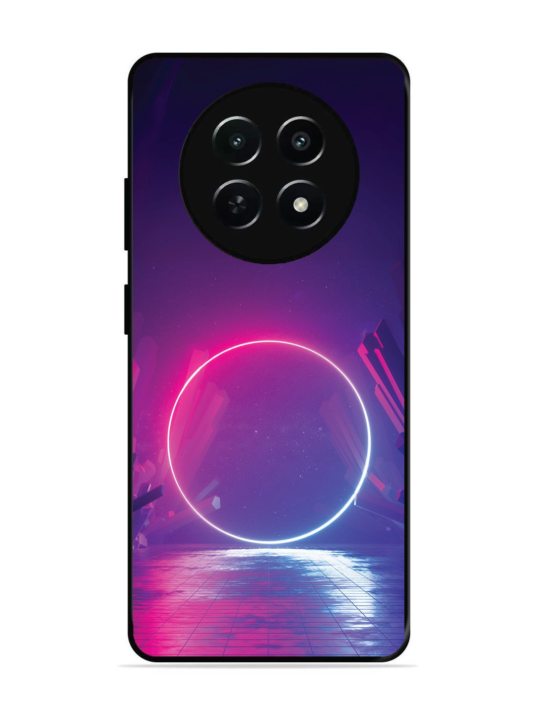 Realme C65 5G abstract with Neon Light