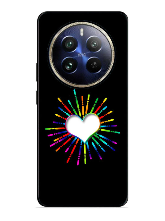 Realme 12 Pro Plus Colourful Heart on Black