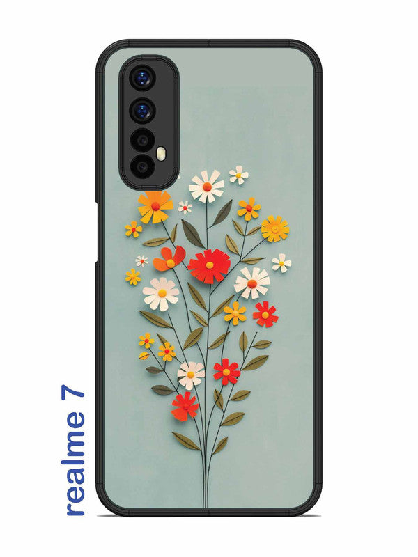 Realme 7 Paper Flowers