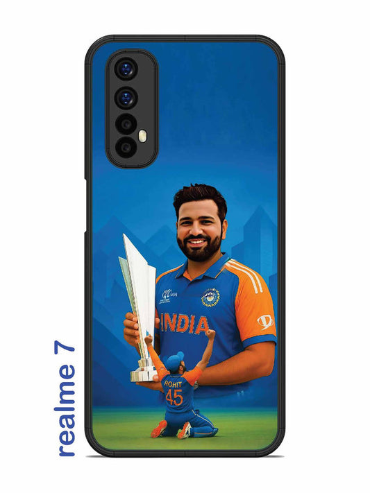 Realme 7 Rohit Sharma Cricketer