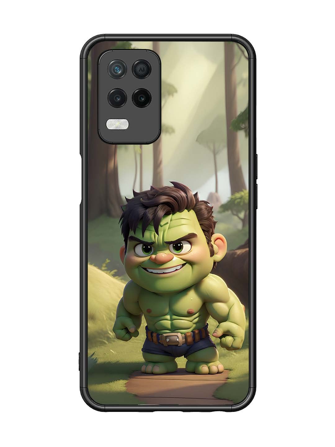 realme Narzo 30 5G cute baby hulk