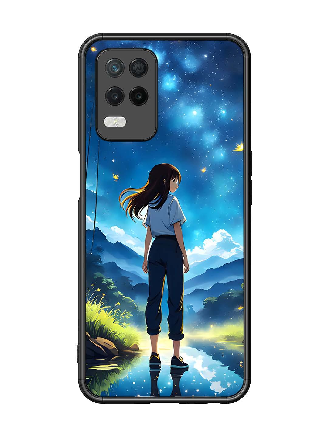 realme Narzo 30 5G Girl In Beautiful Forest