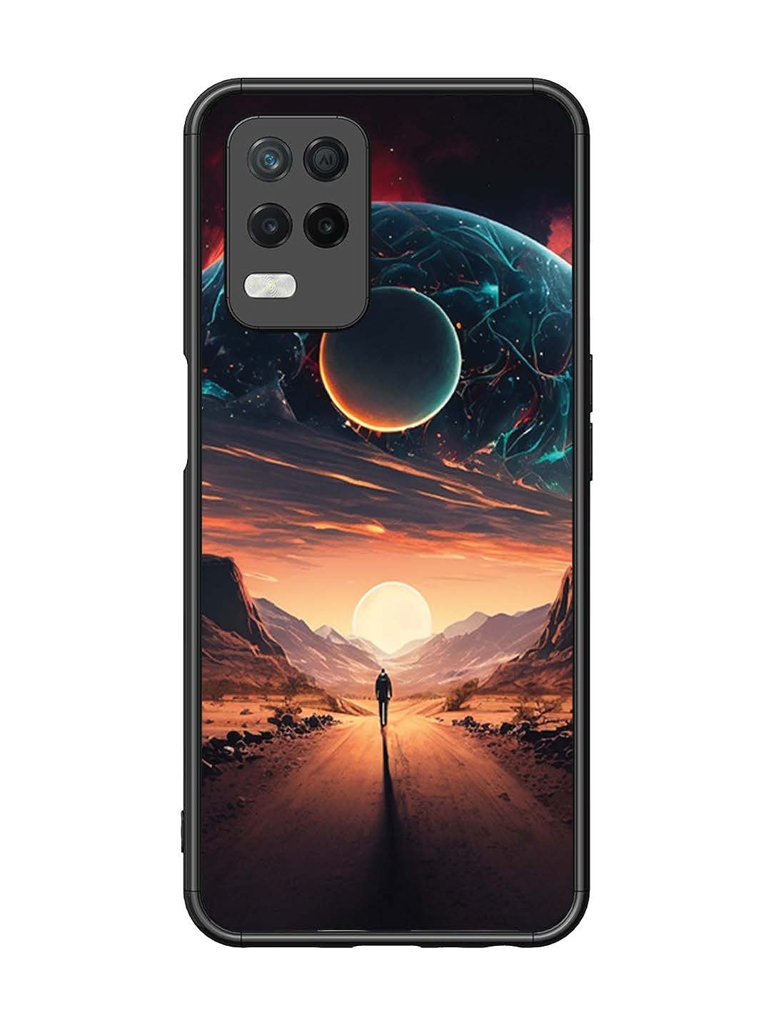 Realme 8 5G Sunset with space scene