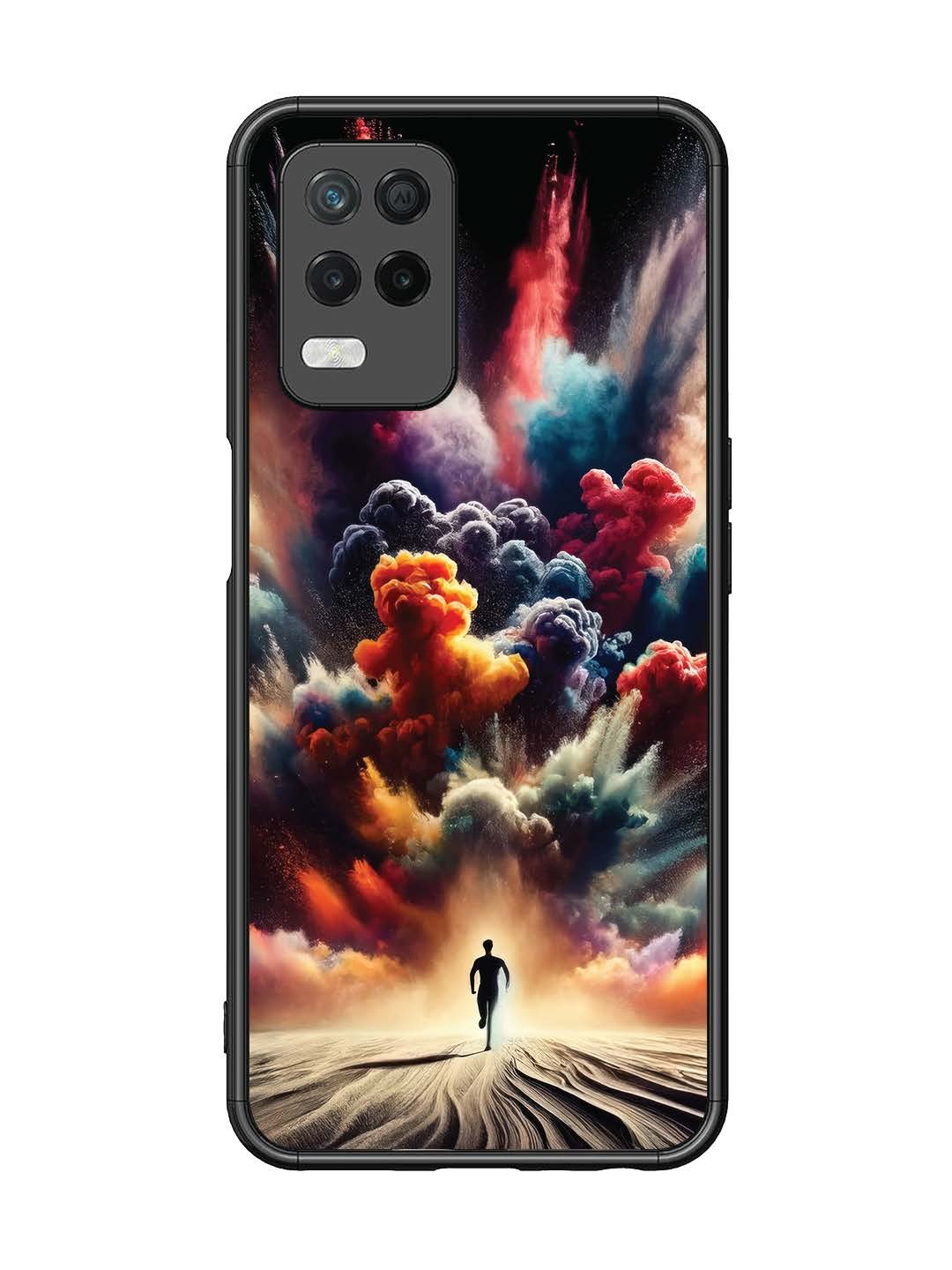 Realme 8 5G colorful-blast-explosion