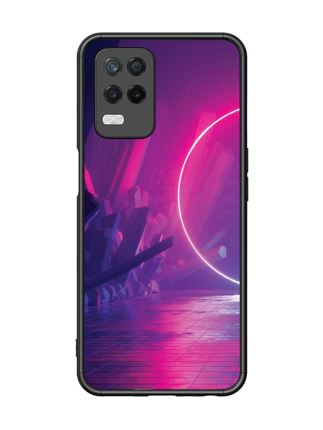 realme Narzo 30 5G abstract with Neon Light
