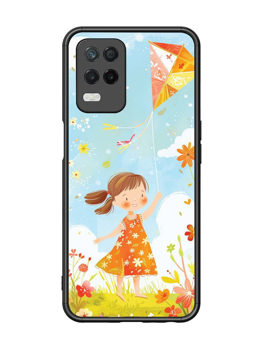 realme 8 5G Little Girl Kite Flying