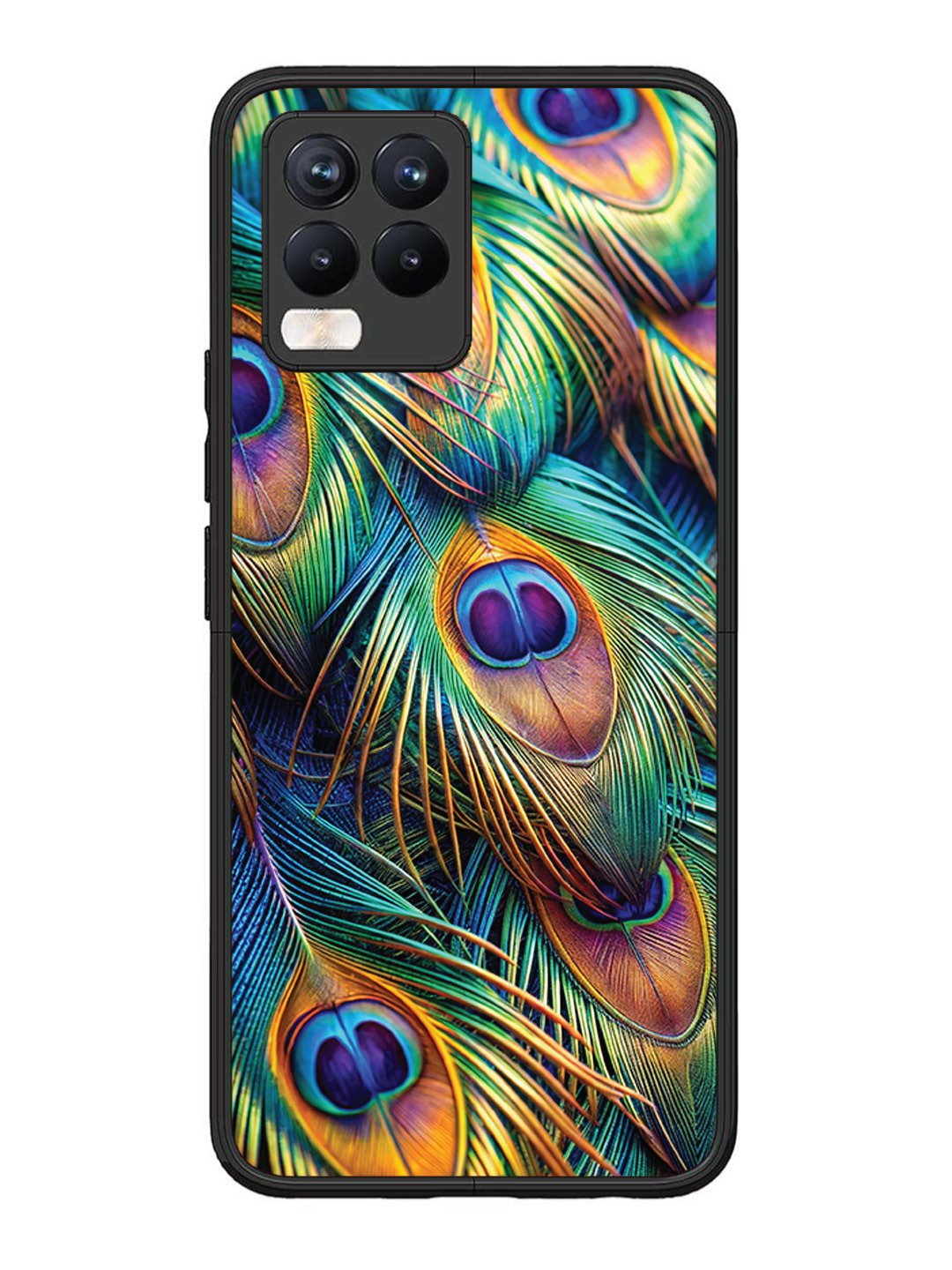 Realme 8 Pro peacock feather