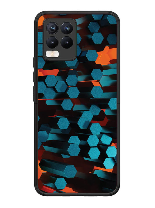 realme 8 Pro Hexagon 3D Abstract