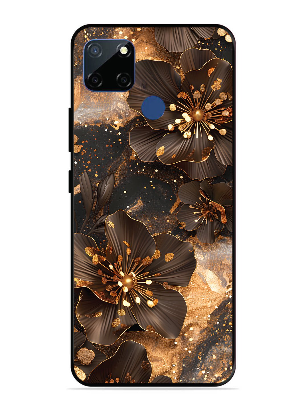 Realme C12 Golden Flowars