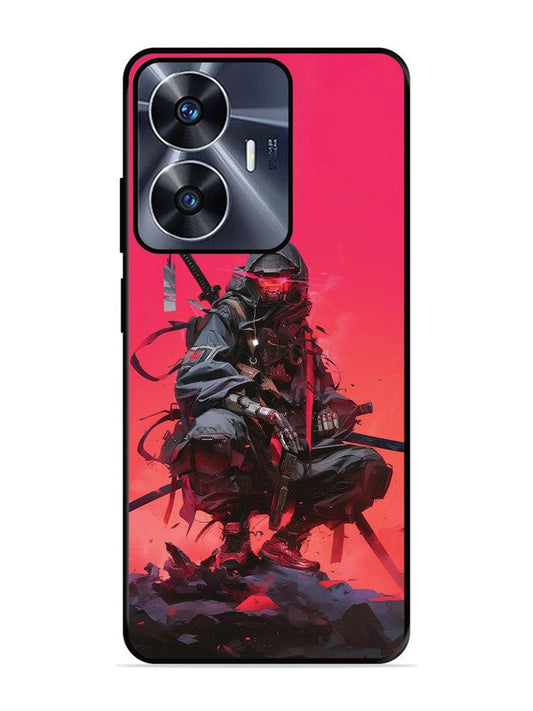 realme c55 Cyberpunk Ninja Katana