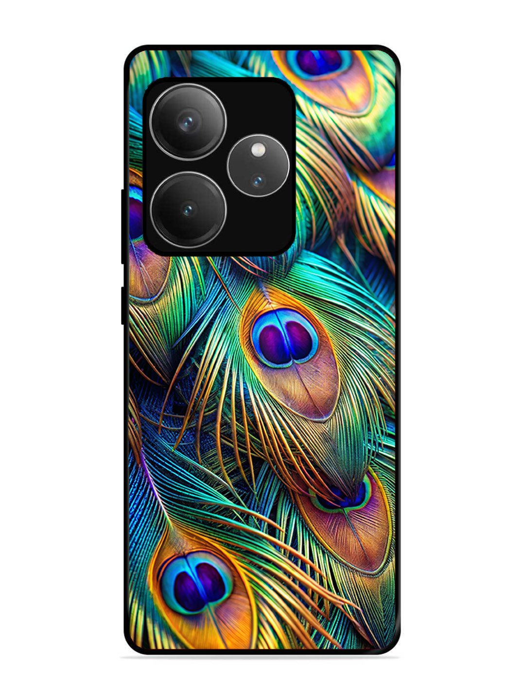 realme GT 6T 5G peacock feather