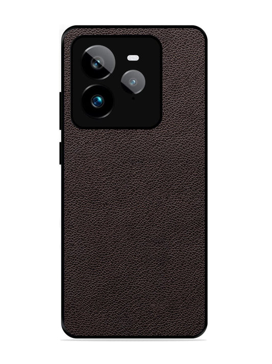 realme GT7 Pro Print of Brown Leather Pattern