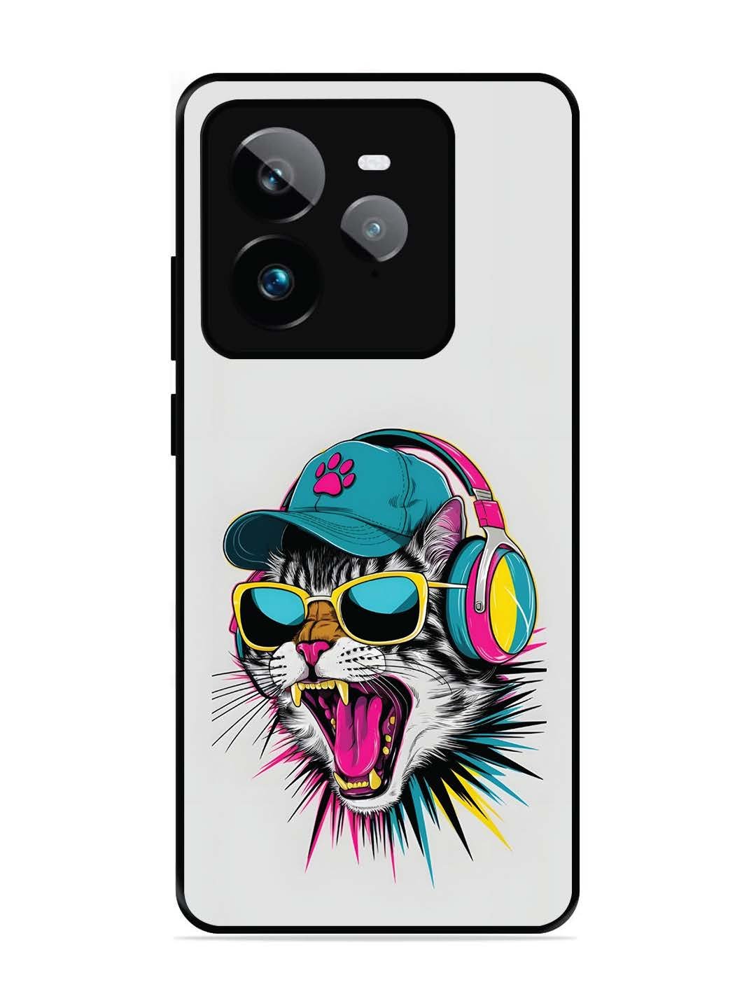 realme GT7 Pro Neon Pop Art DJ Cat Vibe