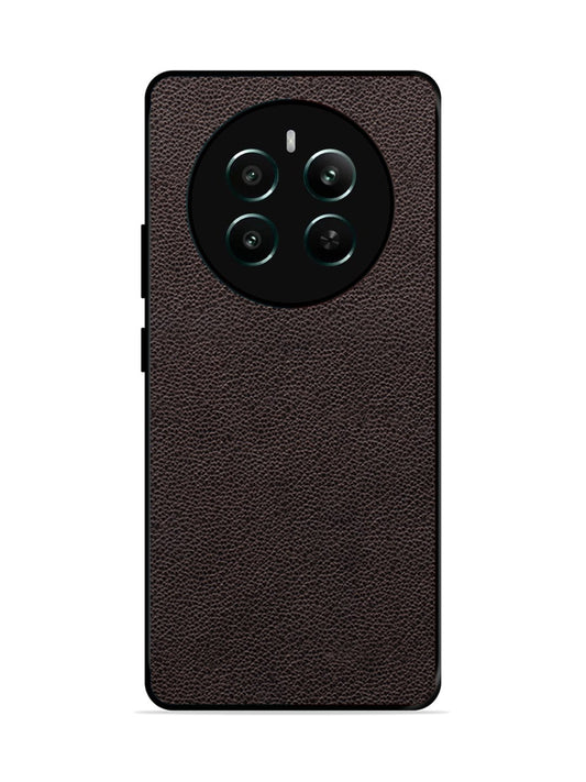 realme Narzo 70 Pro Print of Brown Leather Pattern