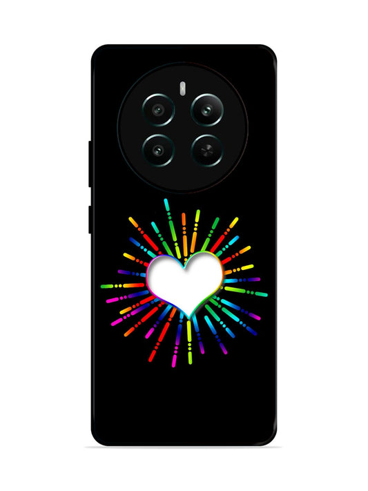 Realme 12 Plus Colourful Heart on Black