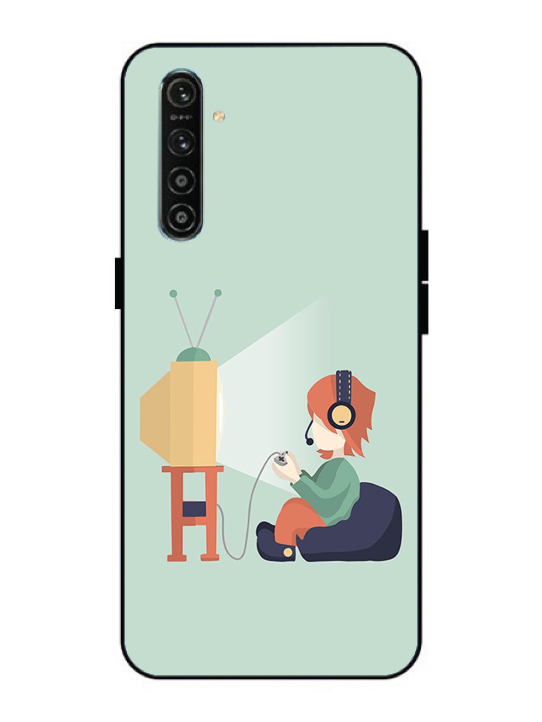 Realme XT Kid Playing Game