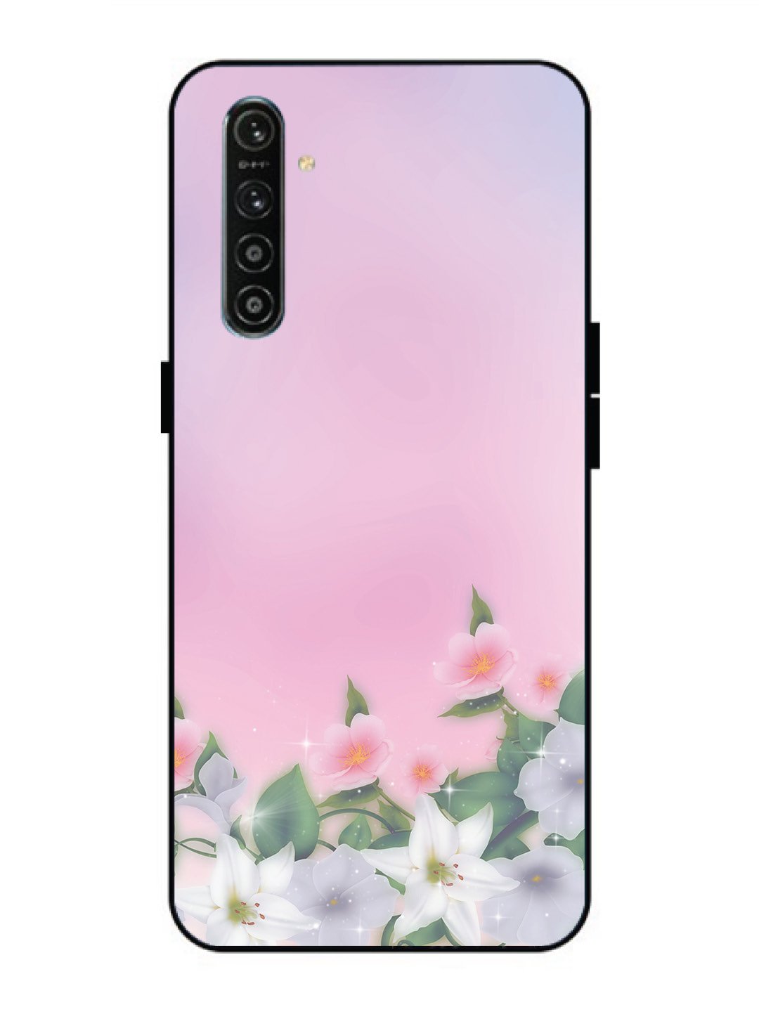 Realme XT Pink Floral Elegance