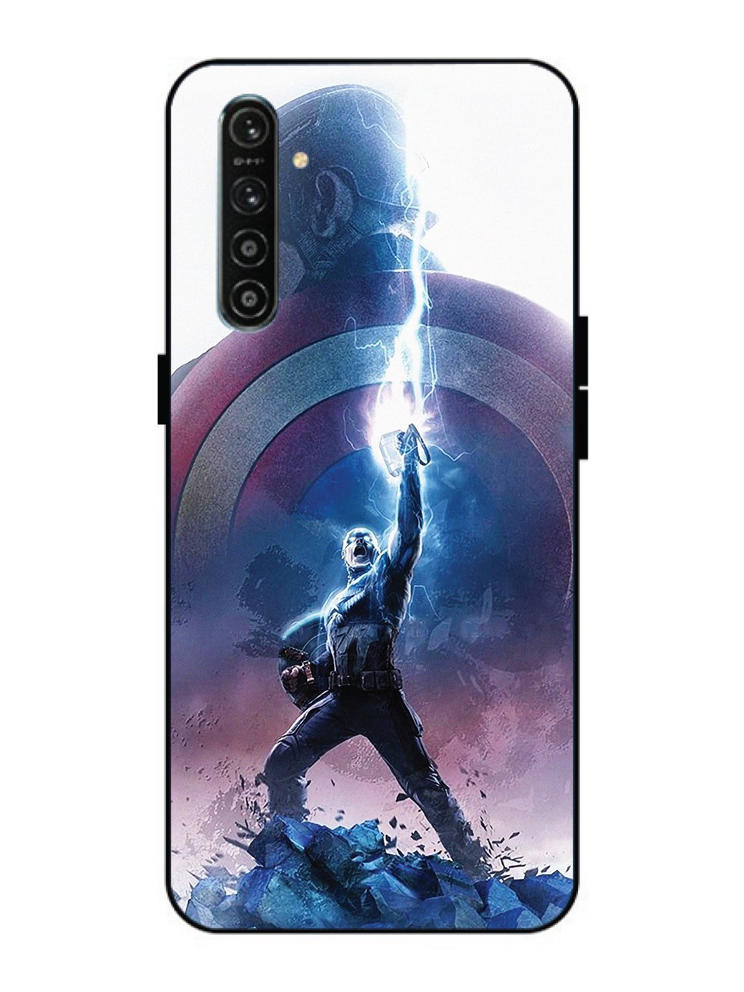 Realme XT captain-america-thor-hammer-lightning