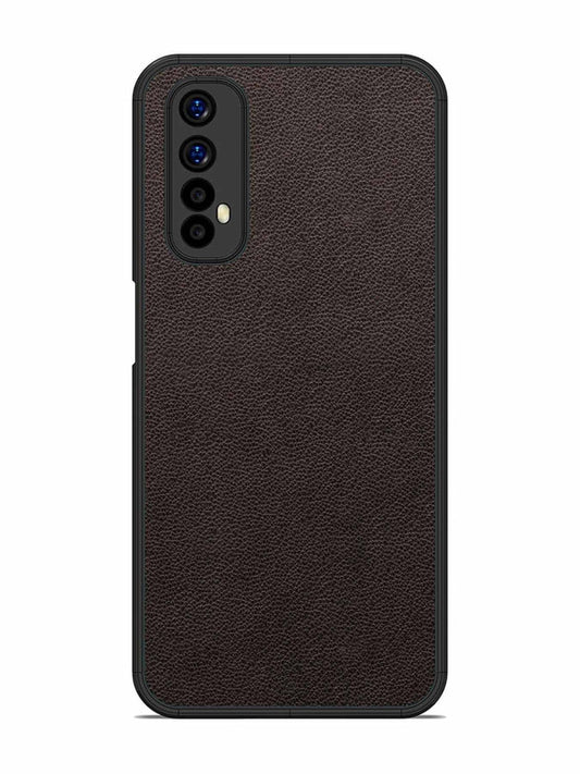 Realme Narzo 20 Pro Print of Brown Leather Pattern