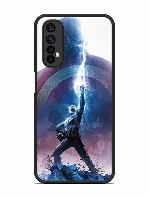Realme Narzo 20 Pro captain america thor hammer lightning