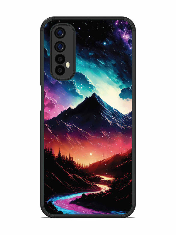 Realme Narzo 20 Pro mountain-valley-Colorful-cloud-at-night