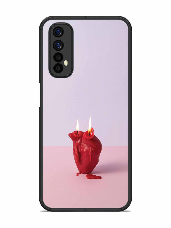 Realme Narzo 20 Pro A Lighted Heart Candle