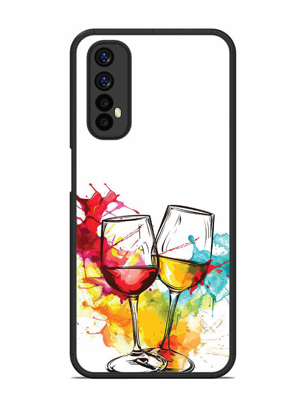 Realme Narzo 20 Pro Colorful wine glasses