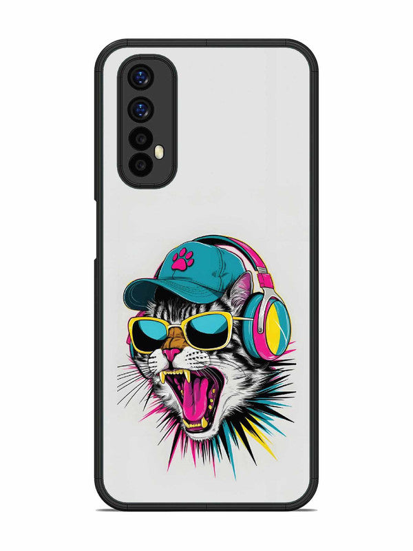 Realme Narzo 20 Pro Neon Pop Art DJ Cat Vibe