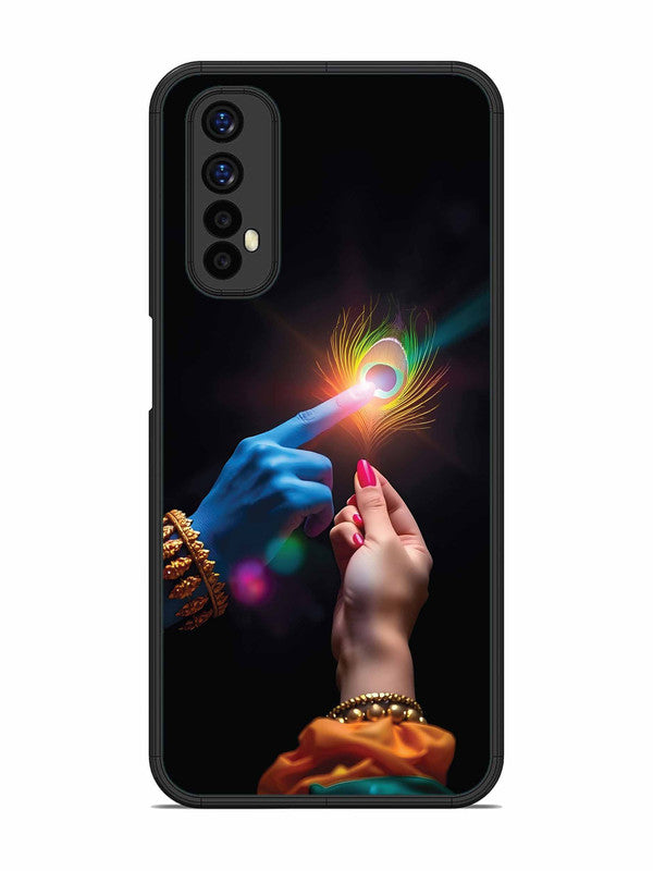 Realme Narzo 20 Pro Radha Krishna touching feather