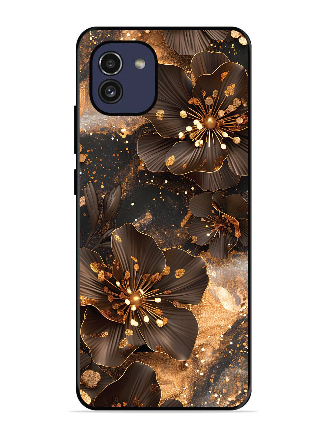 Samsung Galaxy A03 Golden Flowars