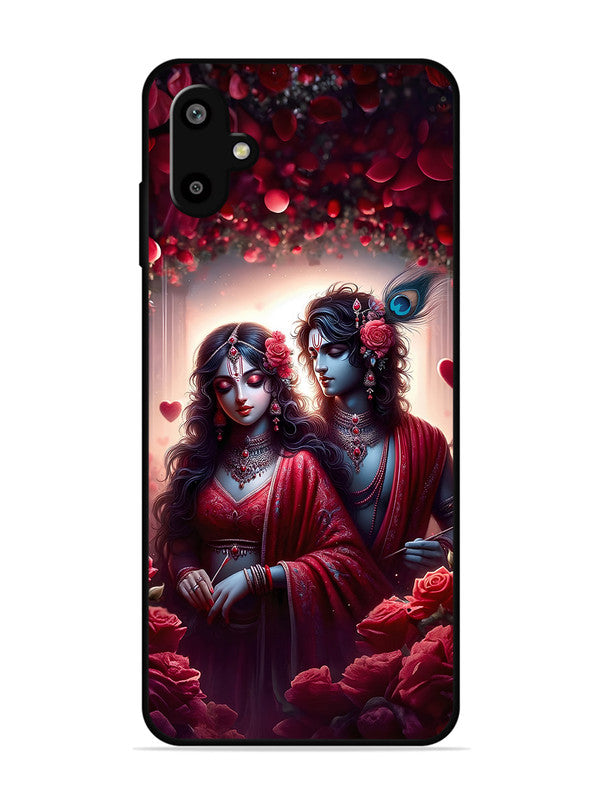 Samsung Galaxy A06 Couples in Red theme like Radha Krishna