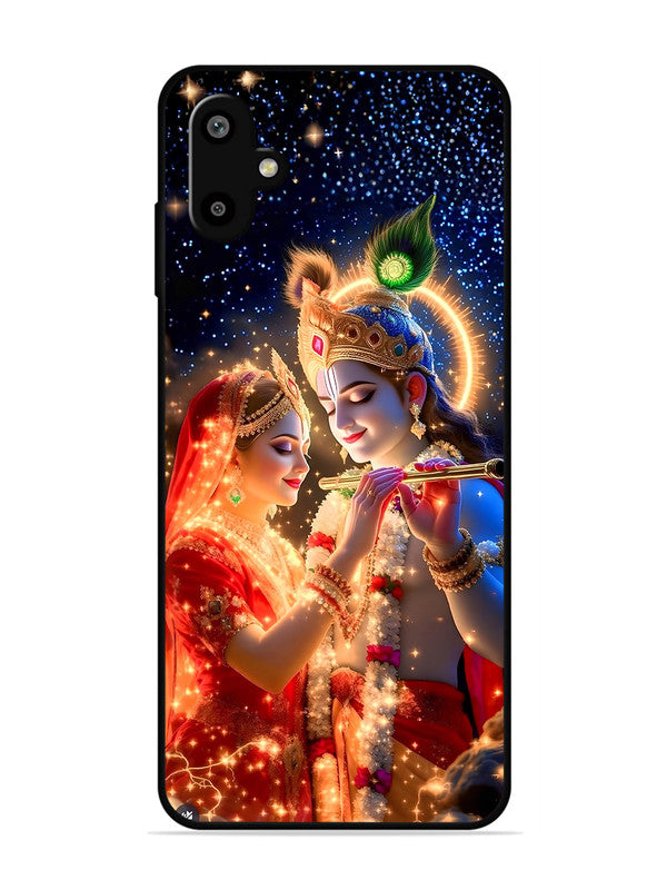 Samsung Galaxy A06 Radha Krishna posing with flute