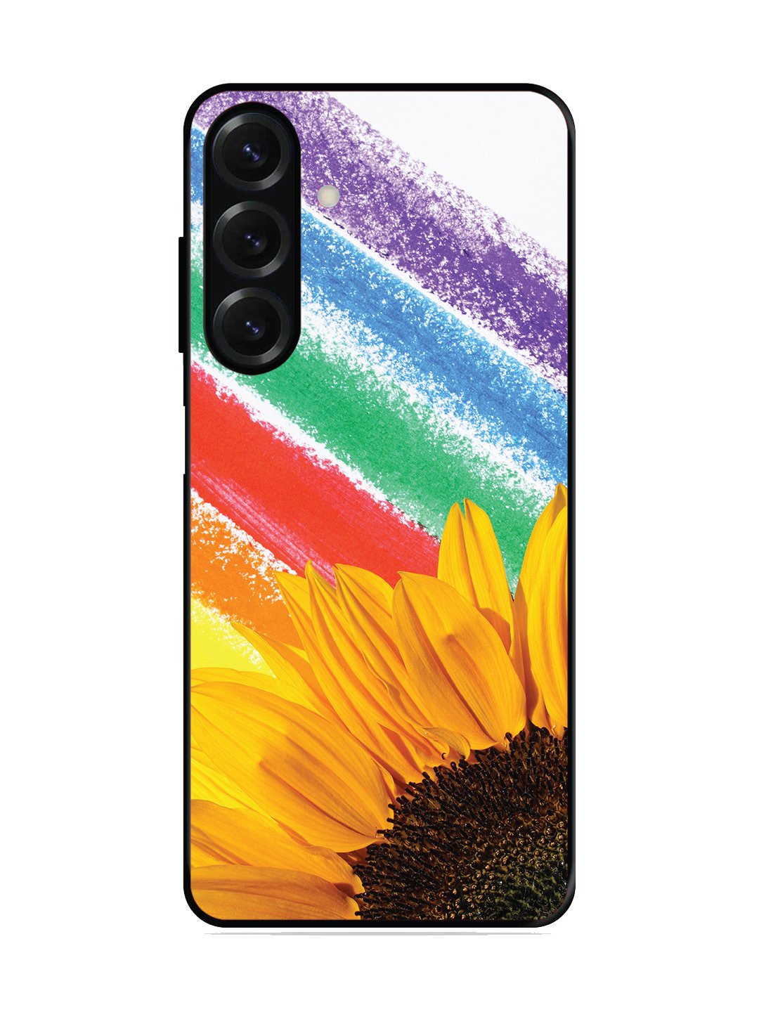 Samsung Galaxy A13 5G Sunflower on Colourful Lines
