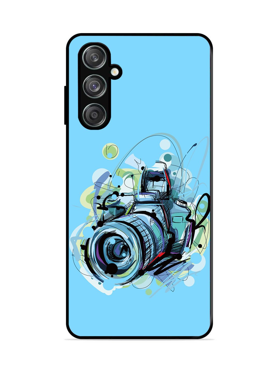 Samsung Galaxy A15 5g Camera Blue Background