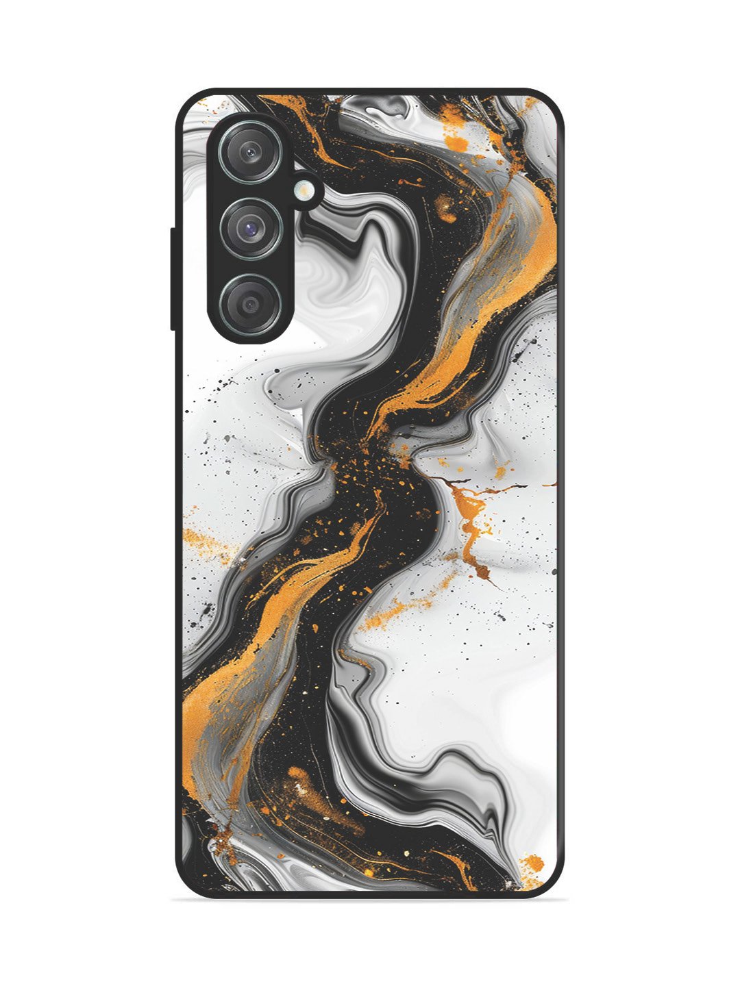 Samsung Galaxy M15 5G Black And Golden Marble Essence